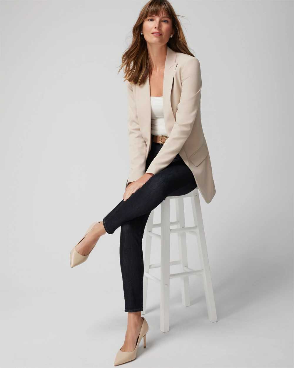White relaxed blazer new arrivals